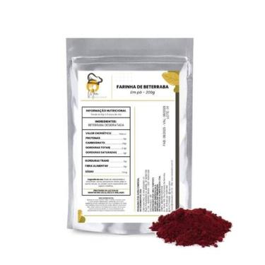 Imagem de Farinha de Beterraba em Pó  100% Pura e Natural  Corante e Nutriente N