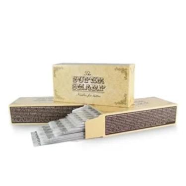 Imagem de 50 Agulhas Tatuagem Super Sharp 9MG Magnum Reta - Electric Ink