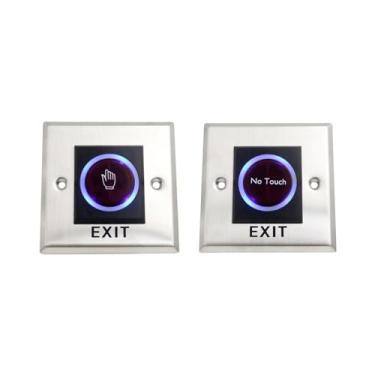 Imagem de Touchless 86 Type Self Reset Button Infrared Induction Sccess Control Switch (K2)