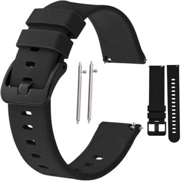 Imagem de Pulseira Amaz Compativel Fit GTS 4 / GTS 2 MINI/GTR MINI 20mm Silicone Pino Encaixe Perfeito Ajustavel Confortavel