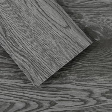 Imagem de Yun-aeon Pisos De Vinil Autoadesivos Com Listras Prateadas, Cinza Escuro, Pacote 36 Unidades, 54 Pés Quadrados, Piso Removível, Art Déco Para Quarto E Sala Estar
