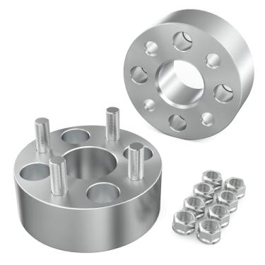 Imagem de Cmd motoring Espaçadores de roda 4 x 108 4 x 4,25 polegadas, espaçador usinado CNC forjado de 50 mm compatível com Ford Contour 1995-2000, Escort 1981-1989, Focus 2000-07, Tempo, Mercury Cougar (73,1