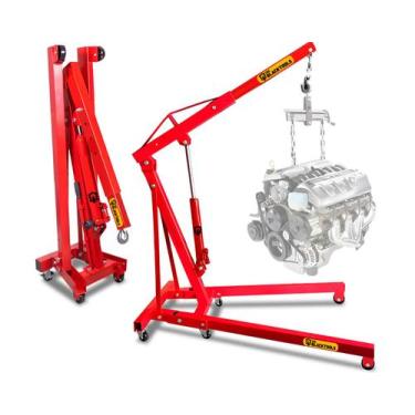 Imagem de Guincho Hidráulico Girafa Dobrável 1 Tonelada Prolongador The Black To