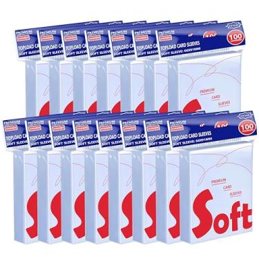 Imagem de JohnBee Capas para cartões – OPP Penny Sleeve para cartões colecionáveis – Interior Premium Toploader – Serve para MTG, TCG, Game & Sports Cards, Kpop Pocket Polaroid Photo Sleeves – Ideal para