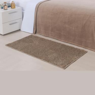 Imagem de Kit Com 2 Passadeiras Tapete 50x100 17mm Antiderrapante Toque Macio e Visual Moderno Para Corredor Sala Quarto Escritório (TRIGO)