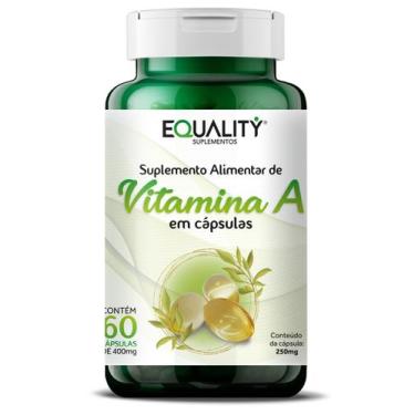 Imagem de Vitamina A 250 mg 60 cápsulas - 2000 UI's - Equality Suplementos