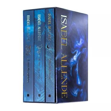 Imagem de Box A Casa dos Espíritos; Filha da Fortuna; A Ilha Sob o Mar Isabel Allende Edição de Luxo Capa Dura