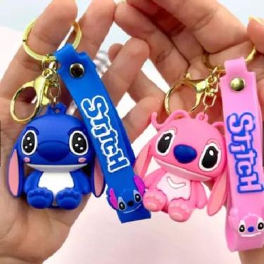 Imagem de Kit 2 Chaveiros Stitch para lembrançinha presente com um design adoráv