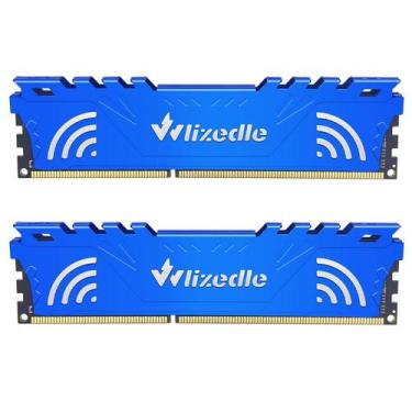 Imagem de Kit RAM Wlizedle DDR3 de 16 GB (2x8 GB) 1866 MHz CL13 UDIMM azul