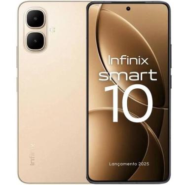 Imagem de Smartphone INFINIX Smart 10 120Hz Lançamento 2025 NFC 128GB 8GB Ramboo