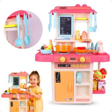 Imagem de Brinquedo Cozinha Infantil 42 Peças Faz De Conta Tiggy