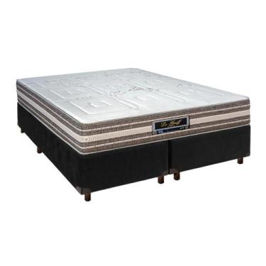 Imagem de Cama Box Bipartido Casal e Colchão Molas Ensacadas Legriff Sankonfort