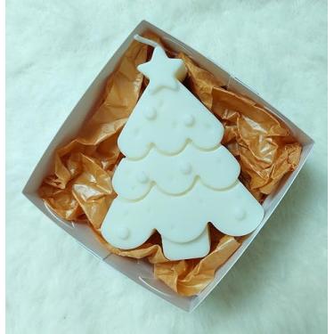 Imagem de Lembrancinha de Natal - Vela Aromática Decorativa Árvore de Natal