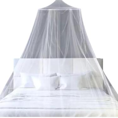 Imagem de Mosquiteiro de Teto Renda Filó – Para Cama Casal, Solteiro e Queen, Proteção Contra Mosquitos e Decoração Elegante