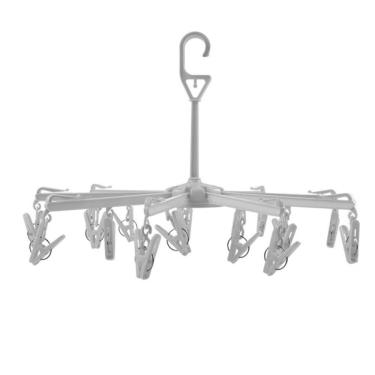 Imagem de Varal De Roupa Guarda Chuva Portátil 16 Prendedores Peça Intima- Sortido