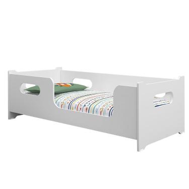 Imagem de Cama Quarto Infantil Montessoriana Encanto Com Colchão Branco