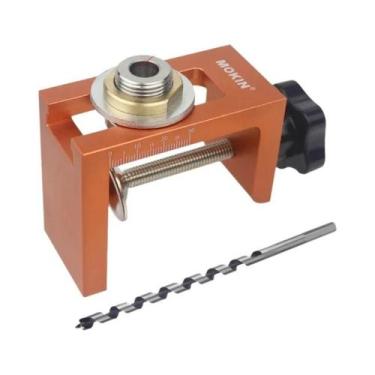 Imagem de Kit De Ferramentas Para Furação De Buracos Ocultos Em Madeira, Guia De