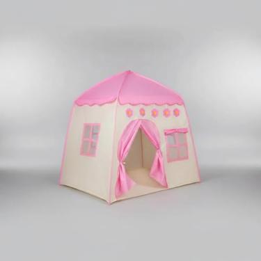 Imagem de Barraca infantil para meninas e Meninos, Toca Tenda Infantil, Lindo e Dobravel Facil de Montar, Criança (Flor Rosa)