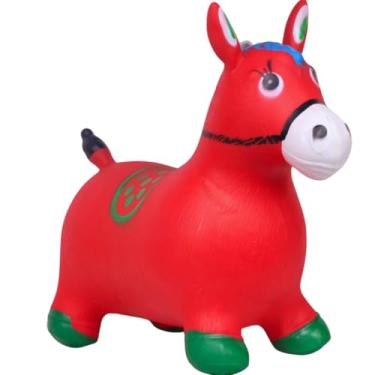 Imagem de Cavalinho Upa Upa Pocoto Brinquedo Pula Pula Vermelho Grande - Castela