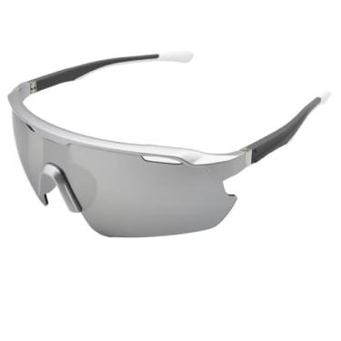 Imagem de Óculos de Sol Esportivo com Mola na Haste para Corrida Baixa Pace Premium Ciclismo Bike UV400 Masculino Feminino Unisex - Modelo Cooper - Cacife Brand (Prata)