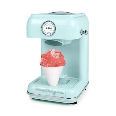 Imagem de Máquina de Raspadinha Ice Cream Machines Clássico Retrô Único Bancada Máquina de Cone Neve Inclui 1 Copo Plástico Reutilizável Faz Sorvete Cremoso