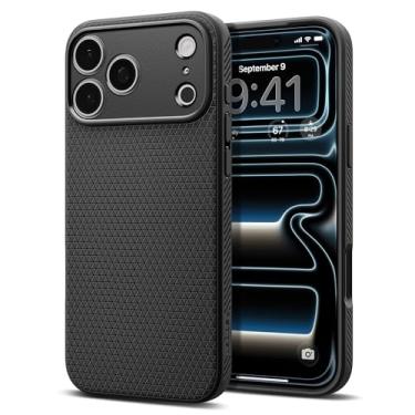 Imagem de Capa Spigen para iPhone 17 Pro Max, Liquid Air, projetada para Apple iPhone 17 Pro Max - Preto Fosco