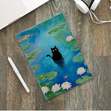 Imagem de Caderno de gato de capa macia, caderno para anotações, agenda, agenda, diário de viagem, coisas de gato, presentes para amantes de gatos-20