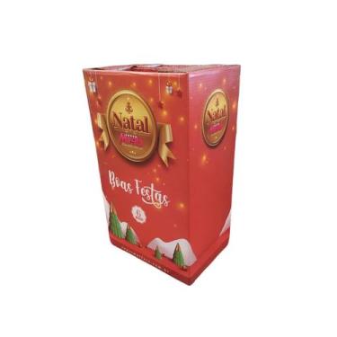 Imagem de Cesta De Natal Pequena Simbólica - 6 Itens - Supermf