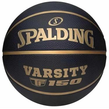 Imagem de Bola de Basquete Spalding Varsity Tf-150 (Preto, 7)