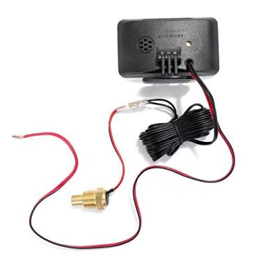 Imagem de Carro Lcd Display Digital Medidor de Tempeura Água Termômetro Voltímetro Medidor 2In1 Temp & Medidor Tensão 1/8 10Mm Sensor Rosca