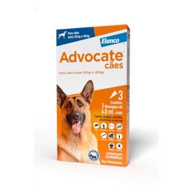 Imagem de Antipulgas Advocate Cães mais de 25kg 3 pipetas - Elanco