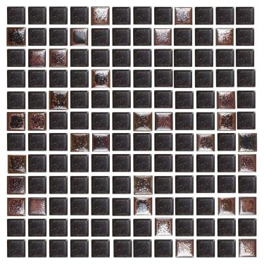 Imagem de Pastilha De Vidro Nefertiti Cobre 2x2 Placa 30x30cm - 1012020005