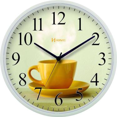 Imagem de Relógio De Parede Herweg Branco 26cm