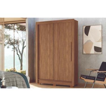 Imagem de Guarda Roupa Solteiro 2 Portas De Correr E 2 Gavetas C/ Pés Lapa Jatobá - Santos Andirá
