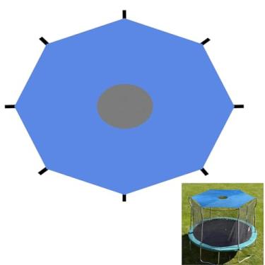 Imagem de UILKIVIM Cobertura de para-sol de trampolim, proteção UV, 1,8 m, 2 m, 3,5 m, 3,5 m, 4,5 m, 4,6 m, tecido durável para sombra de trampolim, solução de segurança ao ar livre para crianças, tecido de