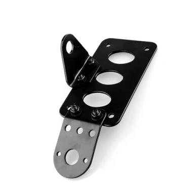 Imagem de Generic Suporte de Placa de Licença de Montagem Lateral Ajustável para Motocicleta Durável para Bicicleta de Rua Chopper Cruiser Dirt Bike para a Maioria das Motocicletas Em Liga de Alumínio Preta