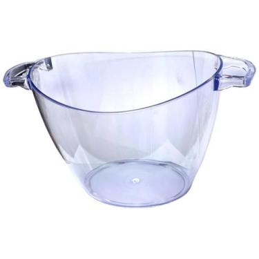 Imagem de Balde De Gelo Com Alça Champanheira De Acrilico Cristal 5L - MOR