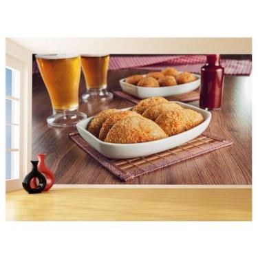 Imagem de Papel De Parede Alimentos Salgados Coxinha AL533 1,75X2,0M - Você Deco