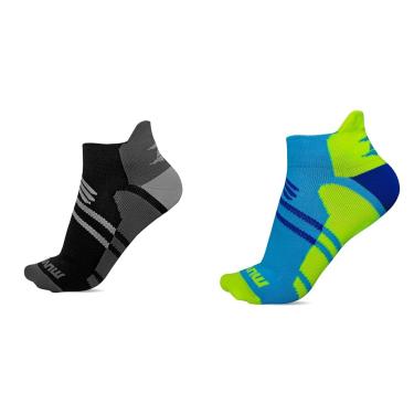 Imagem de Kit Muvin Meias Arrow Preto + Azul 34-39 Compressão