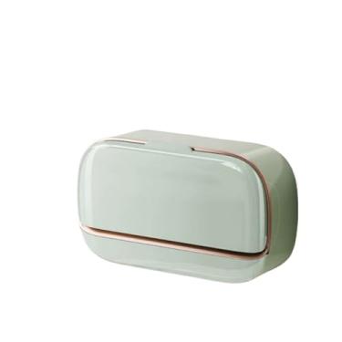 Imagem de Suporte para Sabonete que Mantém o Sabonete Seco, Saboneteira de Parede com Drenagem Eficiente(Verde Menta-Duplo Y888-1537)