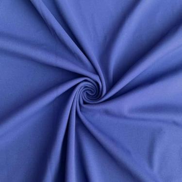Imagem de Tecido de elastano de nylon azul, tecido esportivo fosco para roupa de banho, 80% nylon, 20% elastano, elasticidade em 4 direções 152 cm de largura para esportes, dança, ioga, costura - 2 jardas