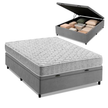 Imagem de Cama Box Baú Casal D33 Inducol Soft 138x188x58cm CBP