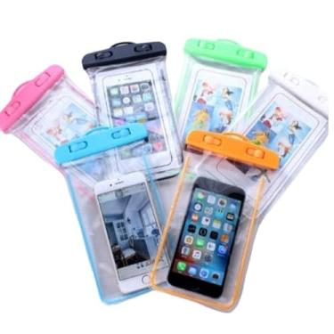 Imagem de Capa a Prova d'Agua para Celular Universal Impermeável Capinhas Capa De Celular Mergulhos Chuva(2)