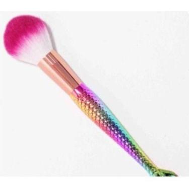 Imagem de Pincel Sereia Para Aplicação De Pó Compacto Muc1637 - oem