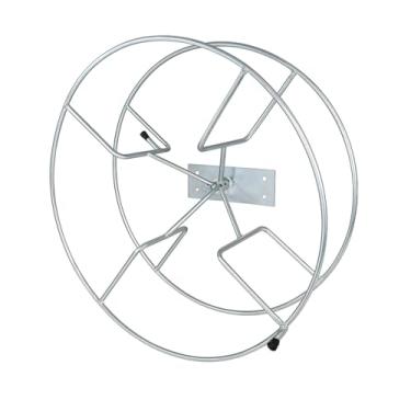 Imagem de Suporte de Parede Giratório Enrolador de Mangueira 25 Metros Zincado - NV471