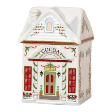 Imagem de ＫＬＫＣＭＳ Casa de Especiarias em Miniatura para Vila de Natal, Enfeite de Resina, Caixa de Condimentos, Pote de Especiarias, Decoração de Natal para Sal e, Style F