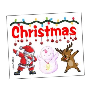 Imagem de Bothyi Adesivos de Natal para Tampa de Vaso Sanitário, Decorações Criativas para Banheiros e Caixas d'Água.