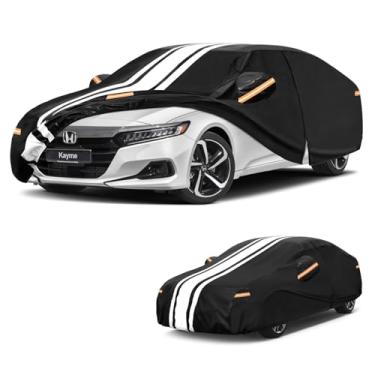 Imagem de Kayme Capa de carro Honda Accord à prova d'água para todos os climas para automóveis, ajuste personalizado para Accord Sedan/Coupe (2001-2025), presente com fita/toalha, cobertura externa completa