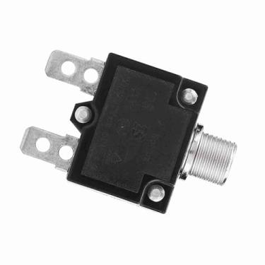 Imagem de Reset interruptor térmico protetor de sobrecarga disjuntor para gerador design compacto para uso automotivo e industrial plástico preto DC 50V (10A)