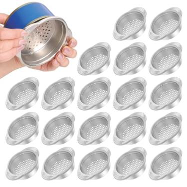 Imagem de Coador de lata de atum 304 aço inoxidável escorredor de latas com alça antiderrapante fácil de usar coador de lata de atum para legumes enlatados feijão (20)